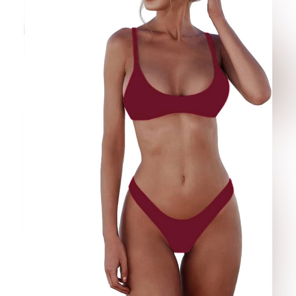 BRAND NEW PINK / RED BIKINI SWIMSUIT